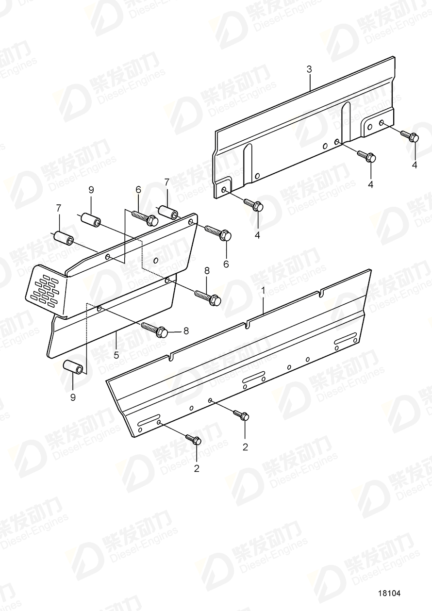volvo penta Spacer sleeve 824248 Drawing volvo penta Spacer sleeve 824248 Drawing